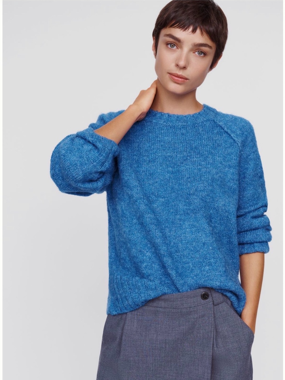 Anthropologie Cline Chunky Crewneck Sweater